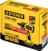 STEHER V1, 20 В, 300 Н·м, без АКБ, бесщеточный гайковерт (CWB-300)