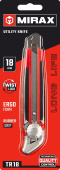 MIRAX 18 мм, нож обрезиненный с винтовым фиксатором (09128)