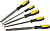 STAYER 200 мм, 5 предм., набор напильников, Professional (1682-20-H5)