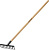 GRINDA GT-10 WOOD, 260 х 80 х 1300 мм, 10 прямых зубцов, углерод. сталь, антикор. покрытие, черенок дерев. высш. сорт, садовые грабли (39583-10)