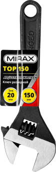 MIRAX TOP, 150/20 мм, разводной ключ (27250-15)